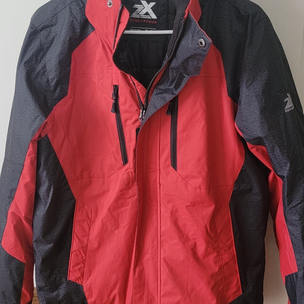 Zeroxposur coat, S, red/black
